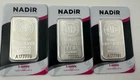 3-1 Oz .999 Silver Nadir Bar Sealed in Assay Card Serial Numbers Ascending Order