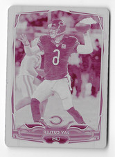 JAY CUTLER 2014 TOPPS MINI CHROME PRINTING PLATE CARD #1/1!
