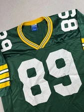 Vintage Champion Green Bay Packers Jersey Mens Size Xl Green Short Sleeve