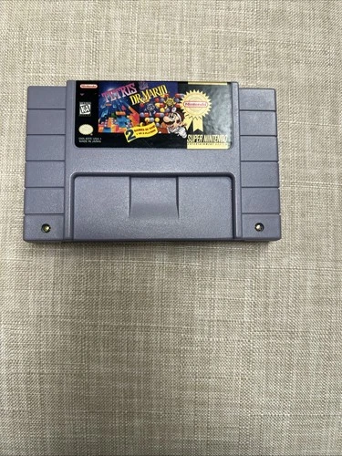 Tetris & Dr. Mario Super Nintendo, 1994 SNES Cartridge Only  Authentic