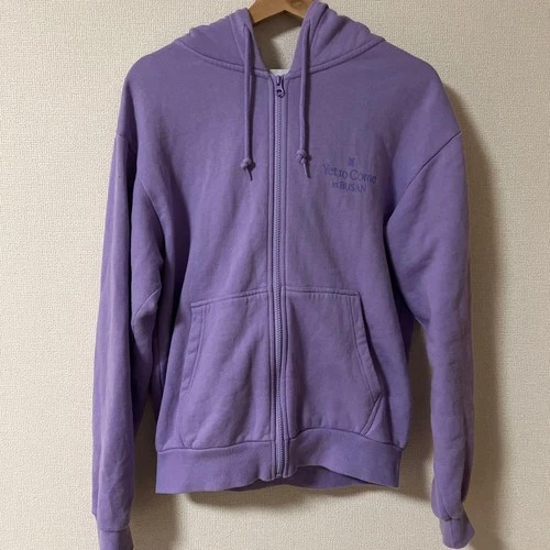 BTS Yet To Come in BUSAN Zip-Up Hoodie Lavender M Size Official From Japan