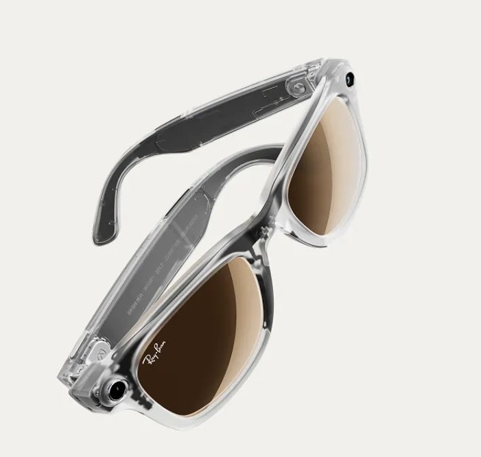 Transparent LIMITED EDITION - Meta RayBan Gen 2 Brown Mirror Gold 