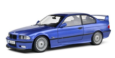 SOLIDO,BMW M3 Coupe Solido Works 1996 Estoril Blue, 1/18, SOL1803914