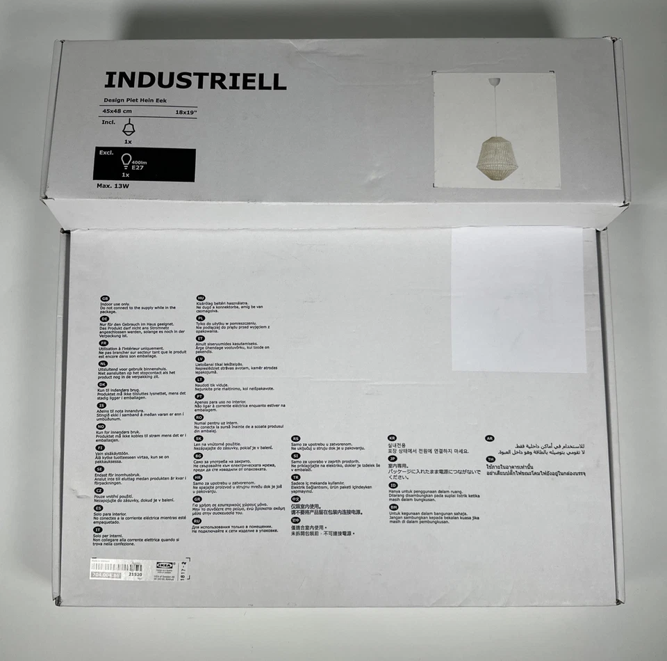 Ikea Industriell chandelier Design by Piet Hein Eek Unique Hard to find - Image 3 of 4