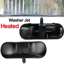 Pair Washer Nozzles Jet Heated Function For VW Tiguan Amarok Passat Golf Touran