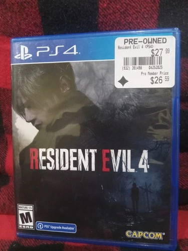 Resident Evil 4 Capcom Playstation 4 No Manual