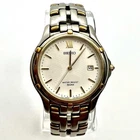Men's Seiko 7N32-0049 Two Tone Quartz Date Watch Parts/Repair