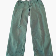 Faded Glory Womens Relaxed Fit Blue Cotton Pants Size 18W