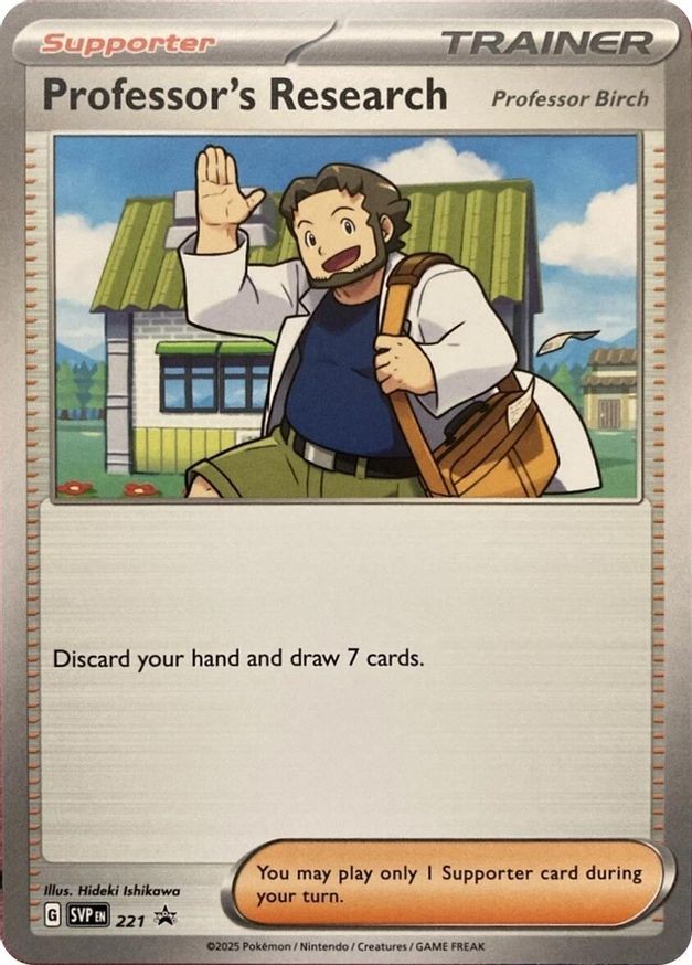 Pokemon Professor's Research (221/296) Scarlet & Violet Black Star Promos LP