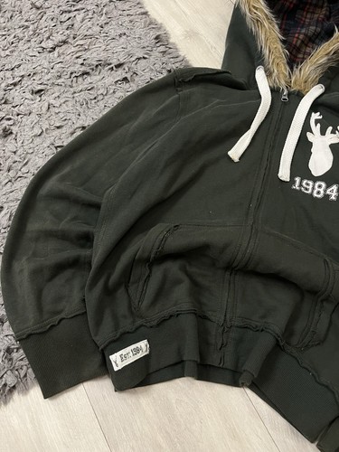 π₯00βs LGB If Six Was Nine Vibe Faux Fur Zip Hoodie Japanese Jacket Gothic Y2K - Picture 5 of 8
