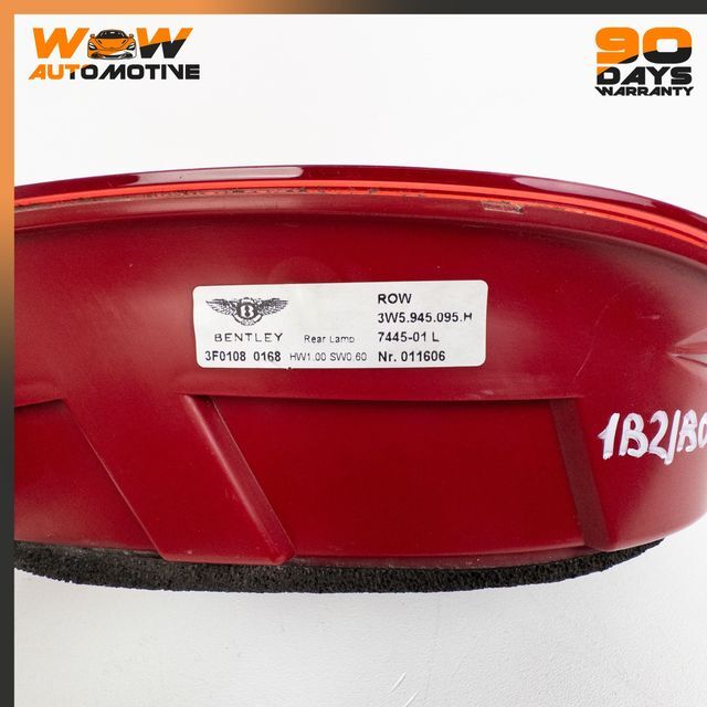 06-13 BENTLEY CONTINENTAL FLYING SPUR REAR LEFT TAIL LIGHT LAMP ASSEMBLY OEM