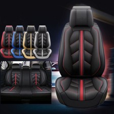 For Nissan Car Seat Cover Protectors Waterproof Leather Front Rear Seat Cushion