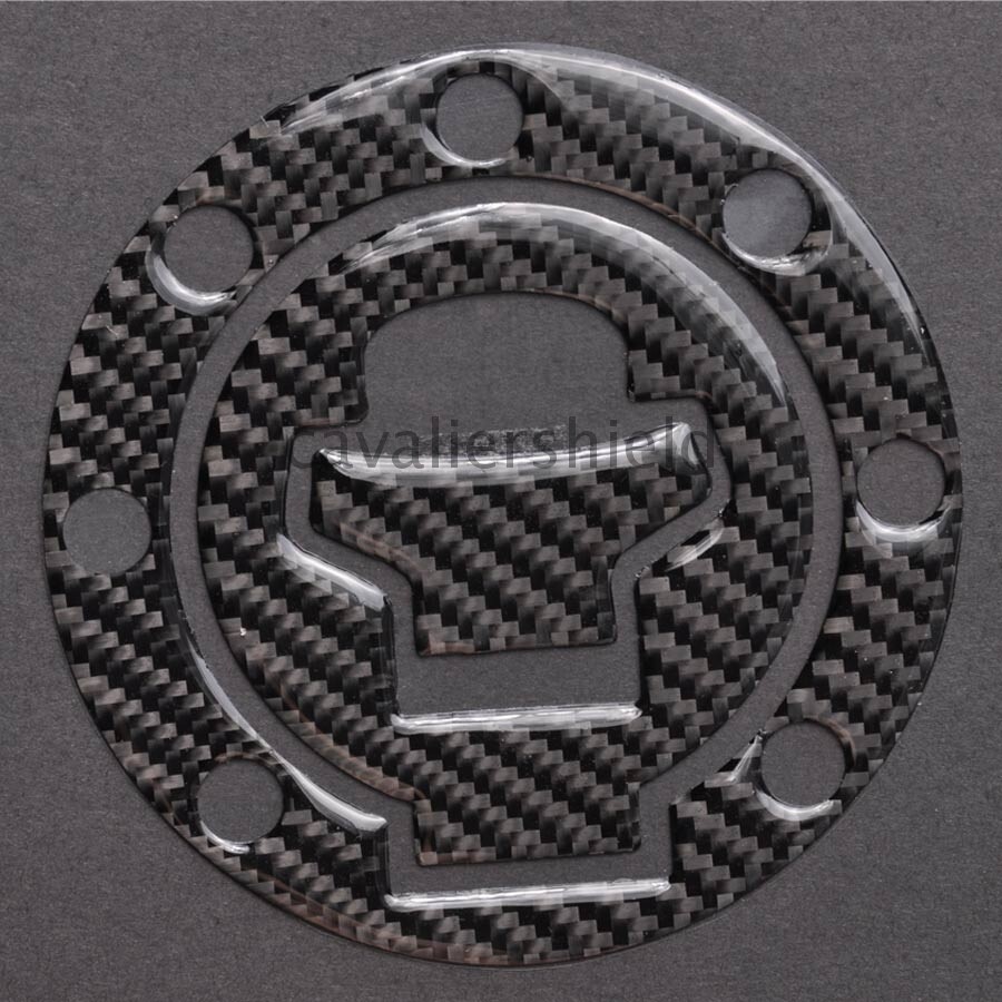 Motorcycle Tank Protector 3D Gel Fuel Tank Pad Protector Sticker – Carbon Look, Fits Honda CBR/CBF & Universal Bikes Honda CBR Tank Pad