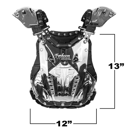 Youth Chest Protector 75-100 lbs Helmet Green Gloves Goggles Combo ATV Kids DOT - Picture 10 of 12