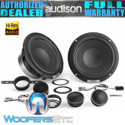 AUDISON AVK6AP II VOCE Hi-RES AUDIO 6.5'' ACTIVE WOOFERS SPEAKERS TWEETERS NEW