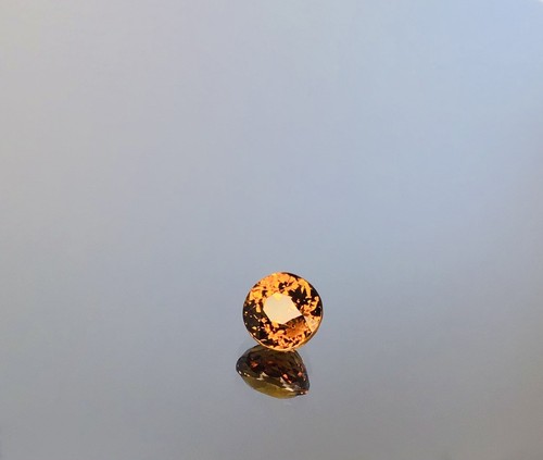 Sphene Titanite Gemstone 1.80 Carat Deep Cognac – Vivid Orange Vvs2 Untreated  - Picture 16 of 19