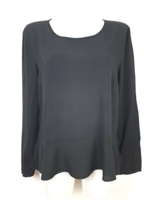 K48) s.Oliver Damen Bluse Top Shirt Gr. 36 38  40 46 Neu Schwarz