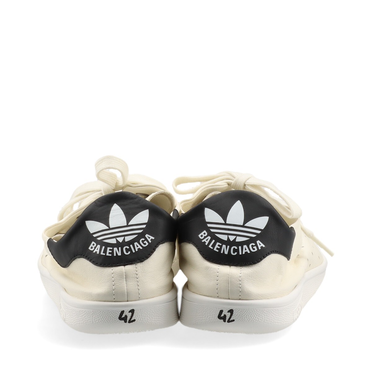 Balenciaga x adidas Leather Sneakers 42 Men's Beige 721835 Balenciaga x adidas Leather Sneakers 42 Men's Beige 721835