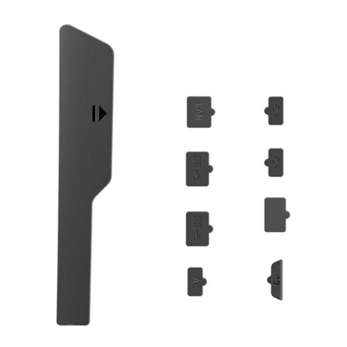 9Pcs/Set Rubber Dustproof Plug Dust Plug for PS 5 Slim Console Dust Protector - Photo 2 sur 8
