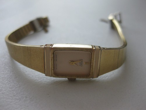 Seiko 1320-1310 R Womans Watch Quartz Gold Tone 6000 Fresh Battery | eBay