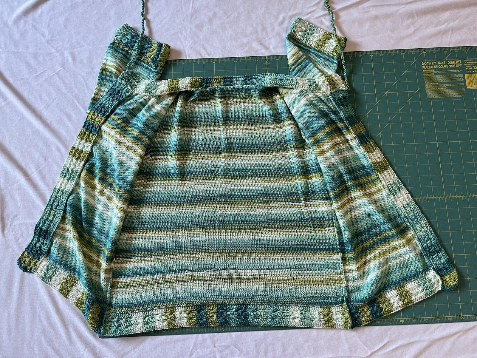 Handknitted Sweater with Braided Pattern for Wome… - image 13