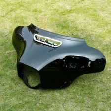 Vivid Black Outer Fairing Fit For Harley Touring Tri Glide FLHT FLHX Ultra 14-up