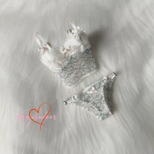 Braces Lace Corset Panties Lingerie Green Thread Clothes for 1/4 1/3 IP-SID Doll