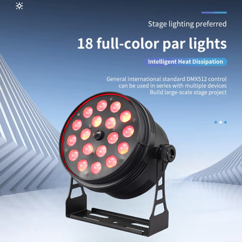 18x18W RGBWA UV6in1 LED Zoom PAR Light DMX Zoom Par Can 10-60 Degree DJ Light - 第 1/8 張圖片
