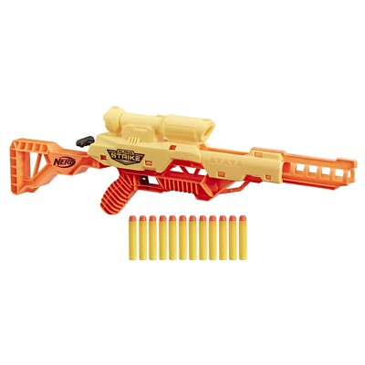 Nerf Alpha Strike Wolf LR-1 Blaster mit Zielfernrohr (x 12 Nerf Elite Darts)