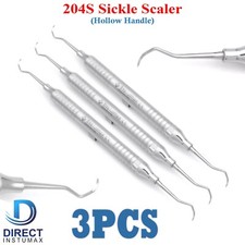 Sickle Scaler 204S Dental Hand Instruments Pro Periodontal Pick Hygiene Tool