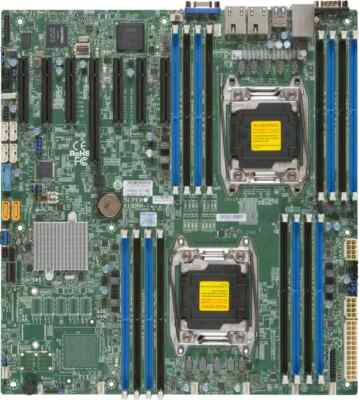Supermicro X10DRH-IT-B Dual LGA2011/ Intel C612/ DDR4/ SATA3&USB3.0/ V&2GbE/ EAT