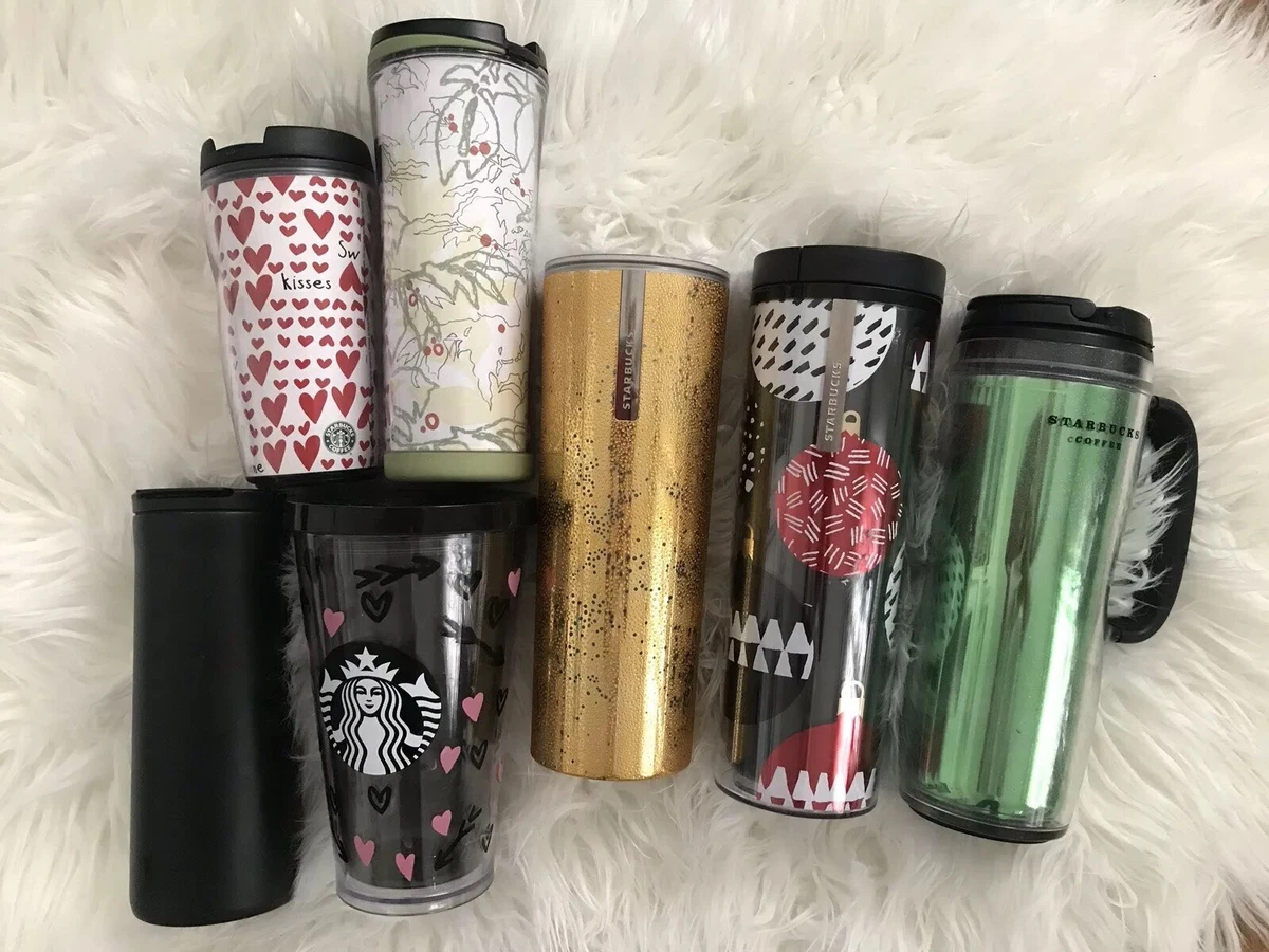 Lot 7 Starbucks Coffee Tumblers Stainless Steel Christmas Cup Hot