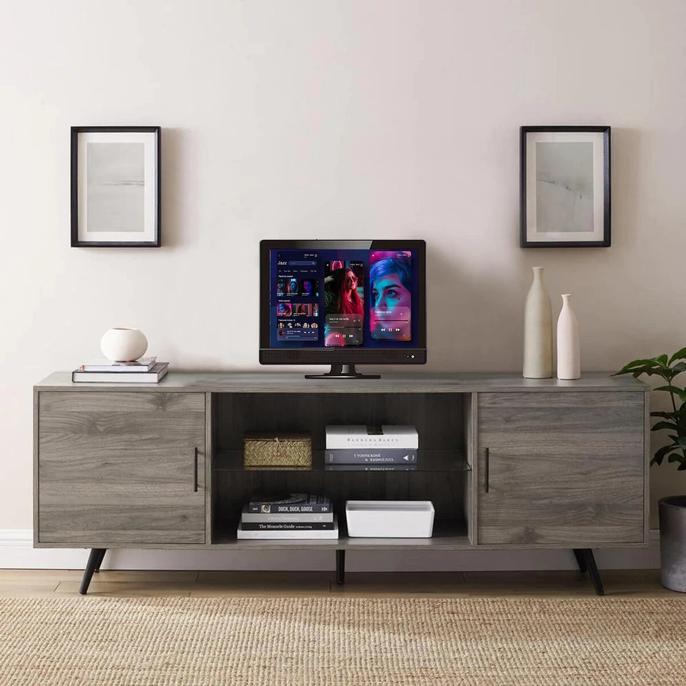 13.3" Portable LED HD TV 12V AC/DC HDTV TV-13D w/ DVD Player SD Card Reader HDMI - Image 4 of 4