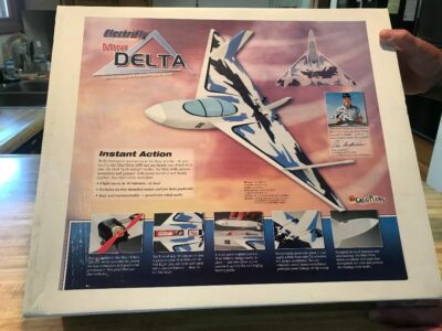 Electrifly Mini Delta RC Pusher Prop Jet Airplane ARF Kit With Motor