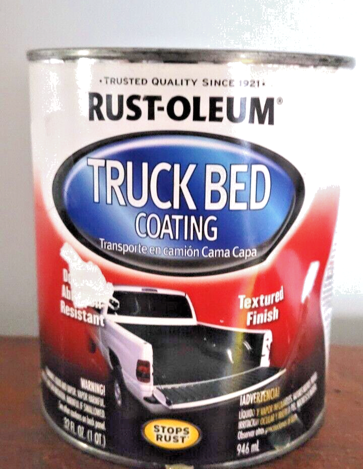 RustOleum Truck Bed Liner Coating Protection , Black, DENTED CAN, BUT