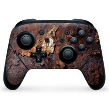 Nintendo Switch Pro Controller Skin Decal Vinyl Wrap - Rusted Panel