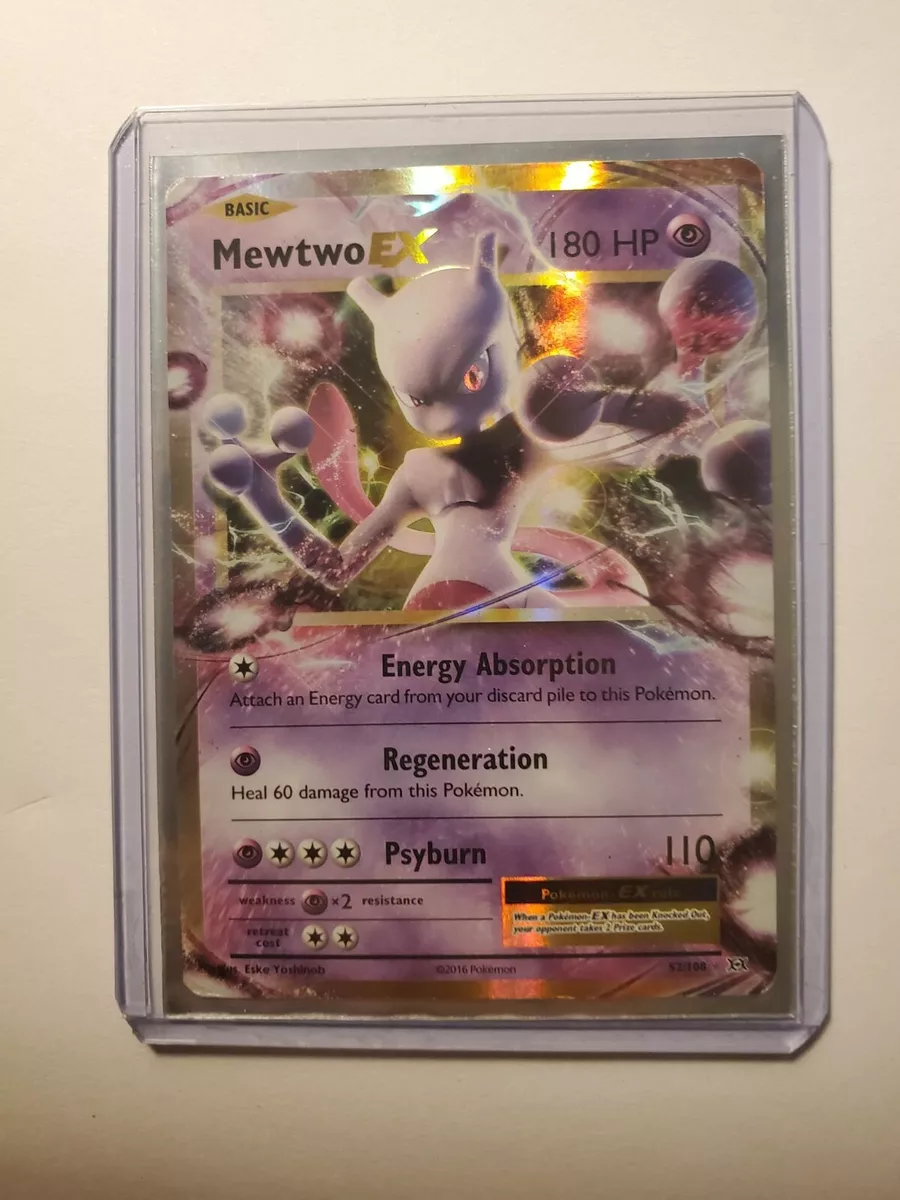  Pokemon - Mewtwo-EX (52/108) - XY Evolutions - Holo : Toys &  Games