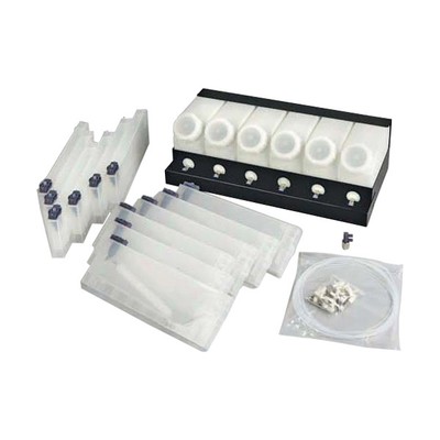 Roland Bulk Ink System - 6 Bottles, 12 Cartridges