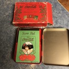 Vtg Coca Cola Playing Cards Green & Red Double Decks in Collectible Tin And Box — photo 4