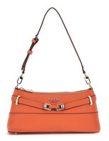 Guess Silvye Shoulder Bag Schultertasche Tasche Orange Orange Neu