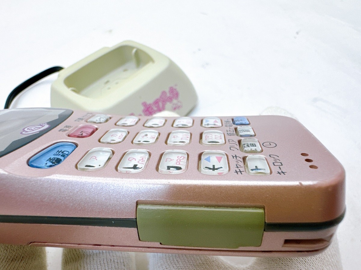 【新品未使用】たまぴっち PHS電話機 BTP-101-P チェリッシュピンク Bandai Tamapitchi Tamagotchi PHS Telephone Cherish Pink BTP-101-P
