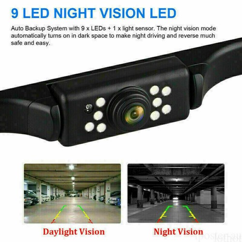 4x Parking Radar Sensor Reversing Backup Camera Car Rear View Mirror Monitor - Picture 11 of 12