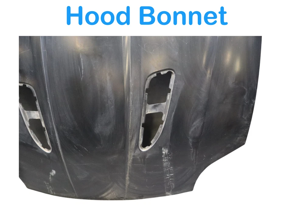 Conjunto de panel de cubierta de capó negro 07-15 Jaguar X150 XKR C2P16256 OEM Foto 3 de 4