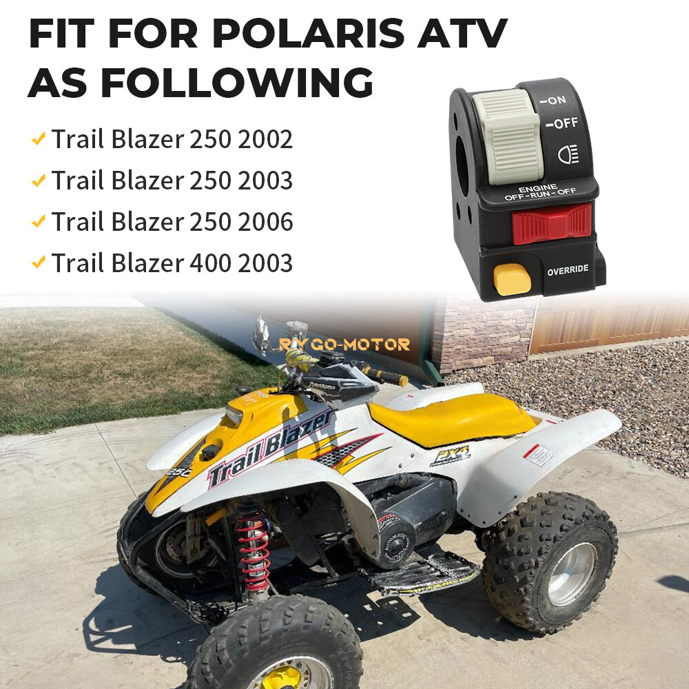 Handlebar ON OFF Switch 4011386 For Polaris Trail Blazer 400 250 2002-2003  2006