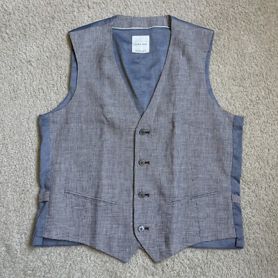zara mens sweater vest