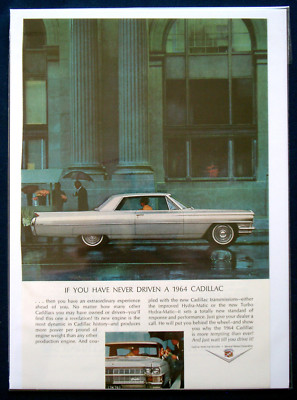 Werbeanzeige Ad 1964 Cadillac  if you have never driven ...  (USA)