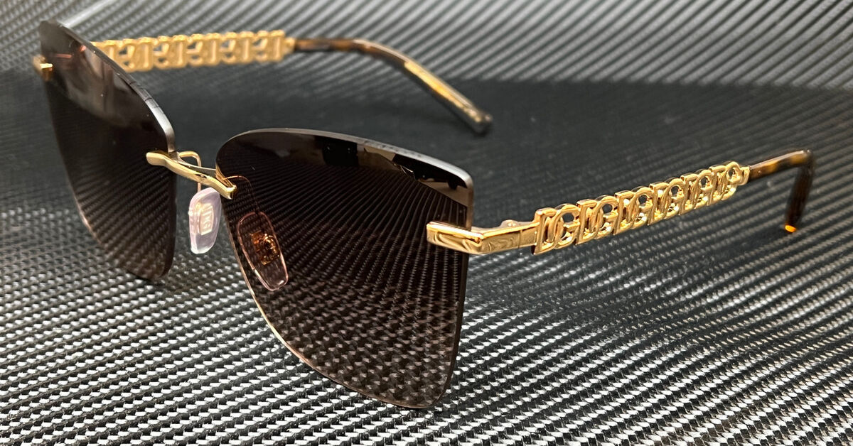 DOLCE & GABBANA DG2289 02 13 Gold Brown Women's 59 mm DOLCE & GABBANA DG2289 02 13 Gold Brown Women's 59 mm