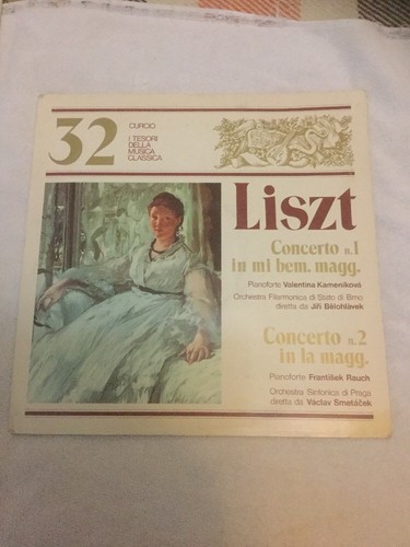 32 CURCIO - I TESORI DELLA MUSICA CLASSICA - LISZT CONCERTO N.1 N.2 - VINYL