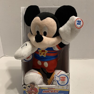 Disney Junior Mickey Singing Fun Mickey Mouse Plush Present Gift Toddler  Kids