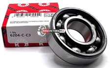 FAG 6204 DEEP GROOVE BALL BEARING, OPEN TYPE, NO SEALS 20x47x14 mm